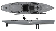 Load image into Gallery viewer, Hobie Fishing Kayak Outback Studio Battleship Grey Top and Side View
sku:27100001-23