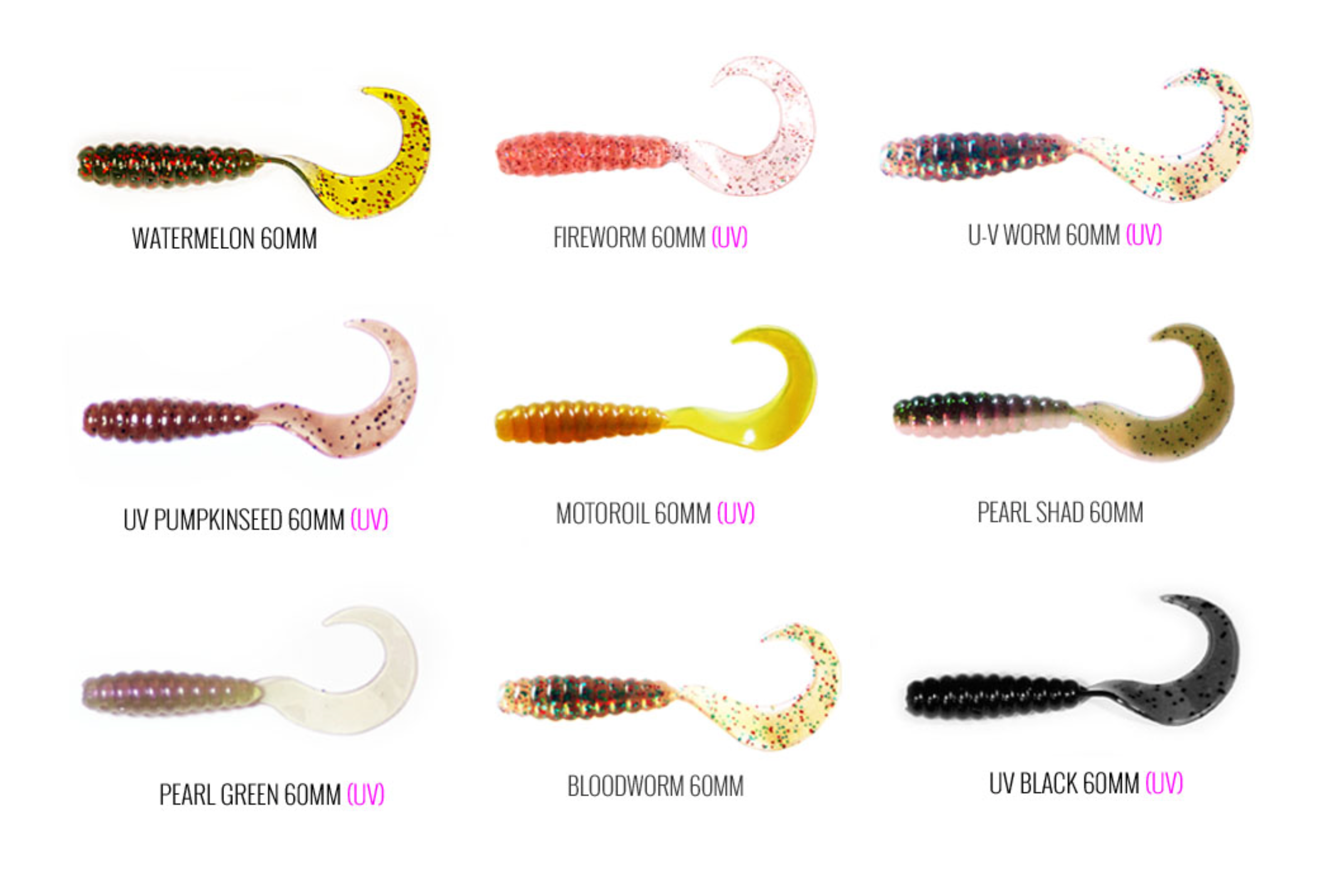 Pro Lure Grub Tail sku: