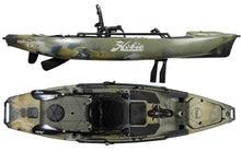 Load image into Gallery viewer, Hobie Pro Angler 12 MirageDrive360XR Woodland Camo Top and Side View
sku:27100110-24