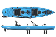 Load image into Gallery viewer, Hobie Kayak Compass Duo Studio Top and Side Glacier Blue
sku:81912220-24