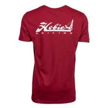 Load image into Gallery viewer, Hobie Sailing Tee, Short-Sleeve back Pomegranate
sku:66034