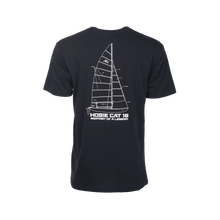 Load image into Gallery viewer, Anatomy of a Legend Tee, Short-Sleeve front, Heathered Navy
sku:65422