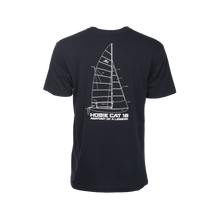 Load image into Gallery viewer, Anatomy of a Legend Tee, Short-Sleeve front, Heathered Navy
sku:65575