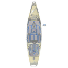 Load image into Gallery viewer, Hobie Kayak Pa 14 Deck Pad Kit Interior Titanium Blue
sku:72020244
