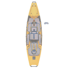 Load image into Gallery viewer, Hobie Kayak Mat Kit Pa12 Interior Titanium Blue
sku:72020247