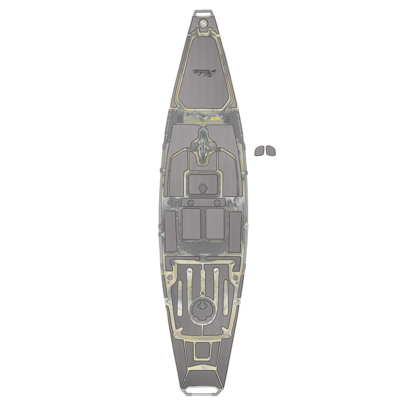 Deck Pad Mat Kits for Pro Angler 14, Complete sku:
