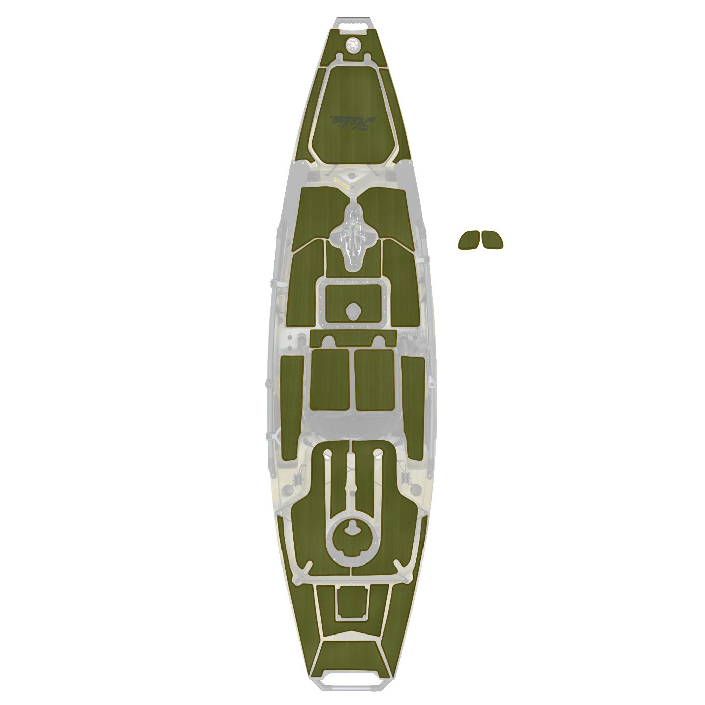 Deck Pad Mat Kits for Pro Angler 12, Complete sku: