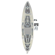 Load image into Gallery viewer, Hobie Kayak Mat Kit Outback Titanium_Blue With Camo Hull
sku:72020256