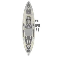 Load image into Gallery viewer, Hobie Kayak Mat Kit Outback Grey_Charcoal With Hull
sku:72020256