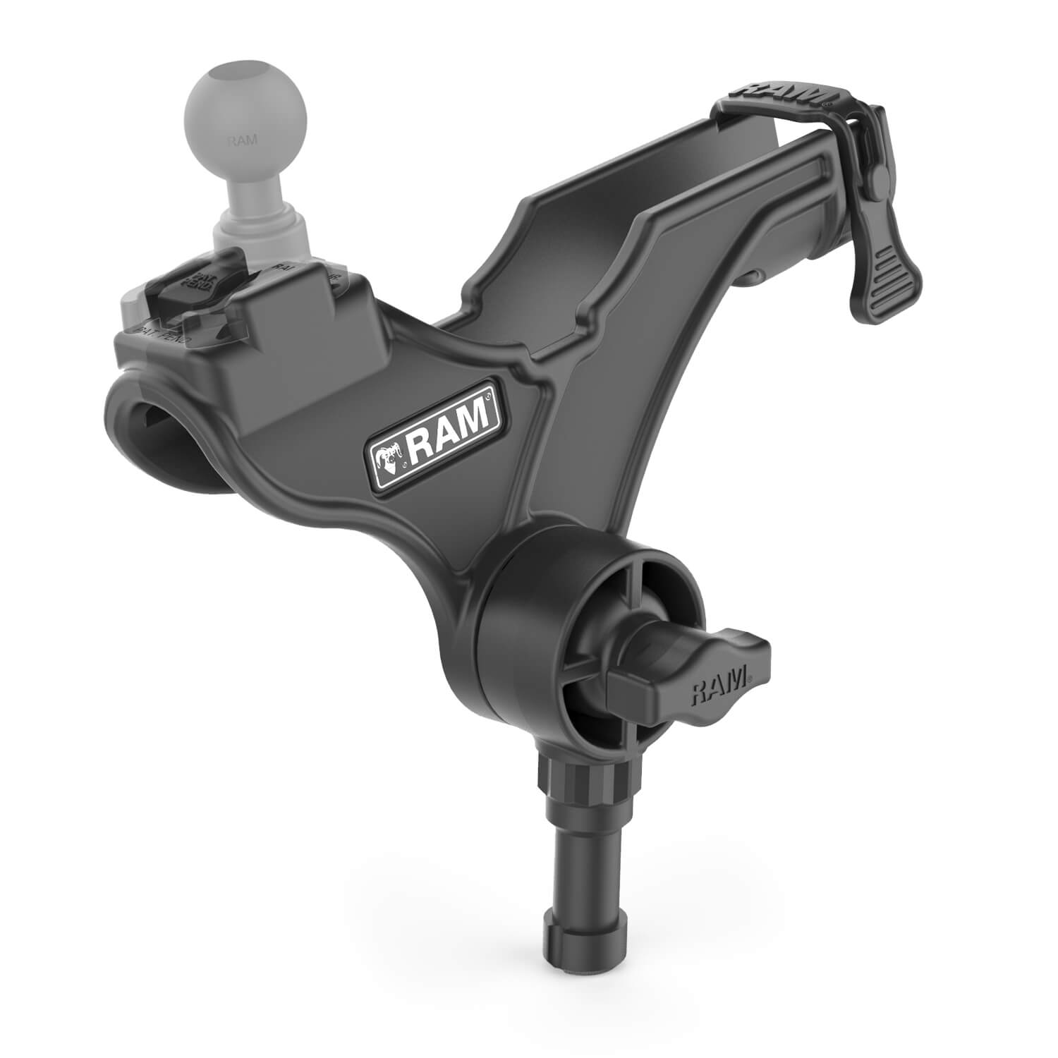 RAM Rod Jr. Rod Holder with 4-inch Spline Post sku: