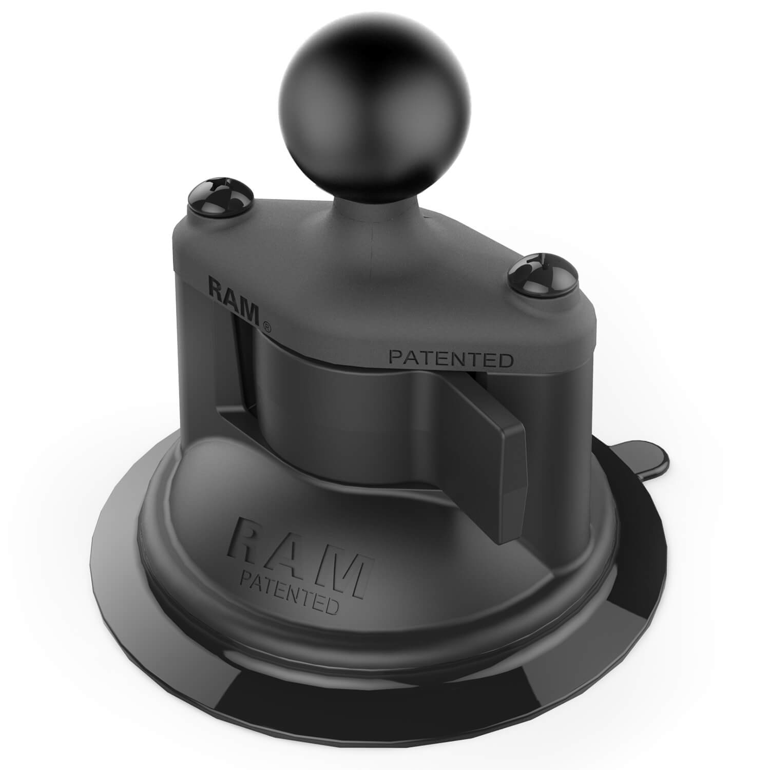 RAM Twist-Lock Composite Suction Cup Base with 1-inch B Size Ball sku: