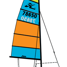 Load image into Gallery viewer, Hobie 14 Catamaran - Fiberglass Sailboat
sku:H14SAILBOAT
