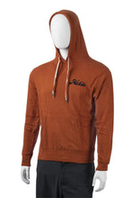 Load image into Gallery viewer, Hobie Burnt Orange Pull Over Hoodie Script Logo Front
sku:65121