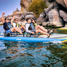 Load image into Gallery viewer, Hobie Mirage iTrek Fiesta Inflatable Kayak On The Water
sku:87810051-22