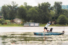 Load image into Gallery viewer, An angler reeling in a fish on a Hobie Pro Angler 14 360
sku:86221011-23