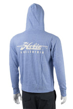 Load image into Gallery viewer, Hobie Sky Blue Zip Hoodie California Logo Back
 sku:65221