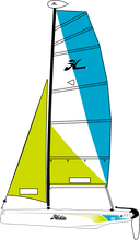 Load image into Gallery viewer, Hobie T1 Catamaran - Rotomoulded Sailboat
sku:HT1