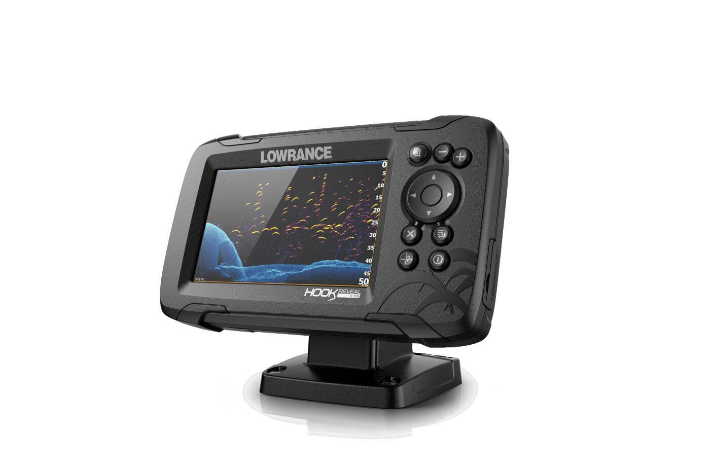 hook reveal 5x splitshot with chirp downscan and gps plotter 1 sku: