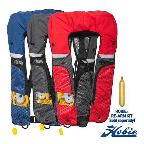 PFD Hobie Inflatable Yoke Red With Rearm Kit