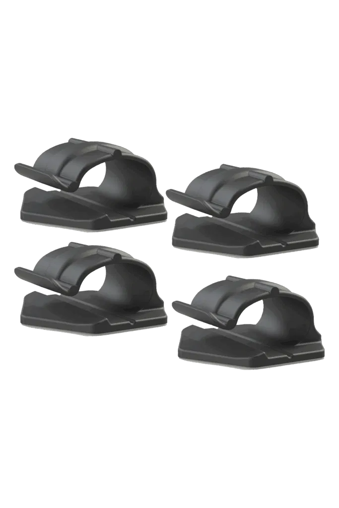 Adhesive Transducer Cable Clip 4 pack sku:
