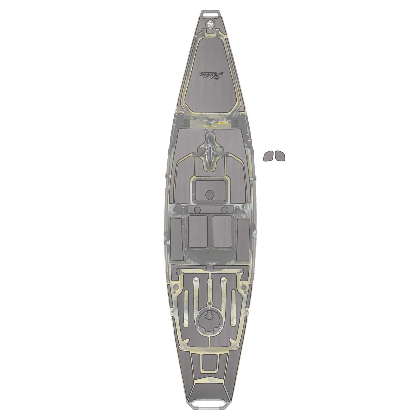 Deck Pad Mat Kits for Pro Angler 14 180, Complete sku: