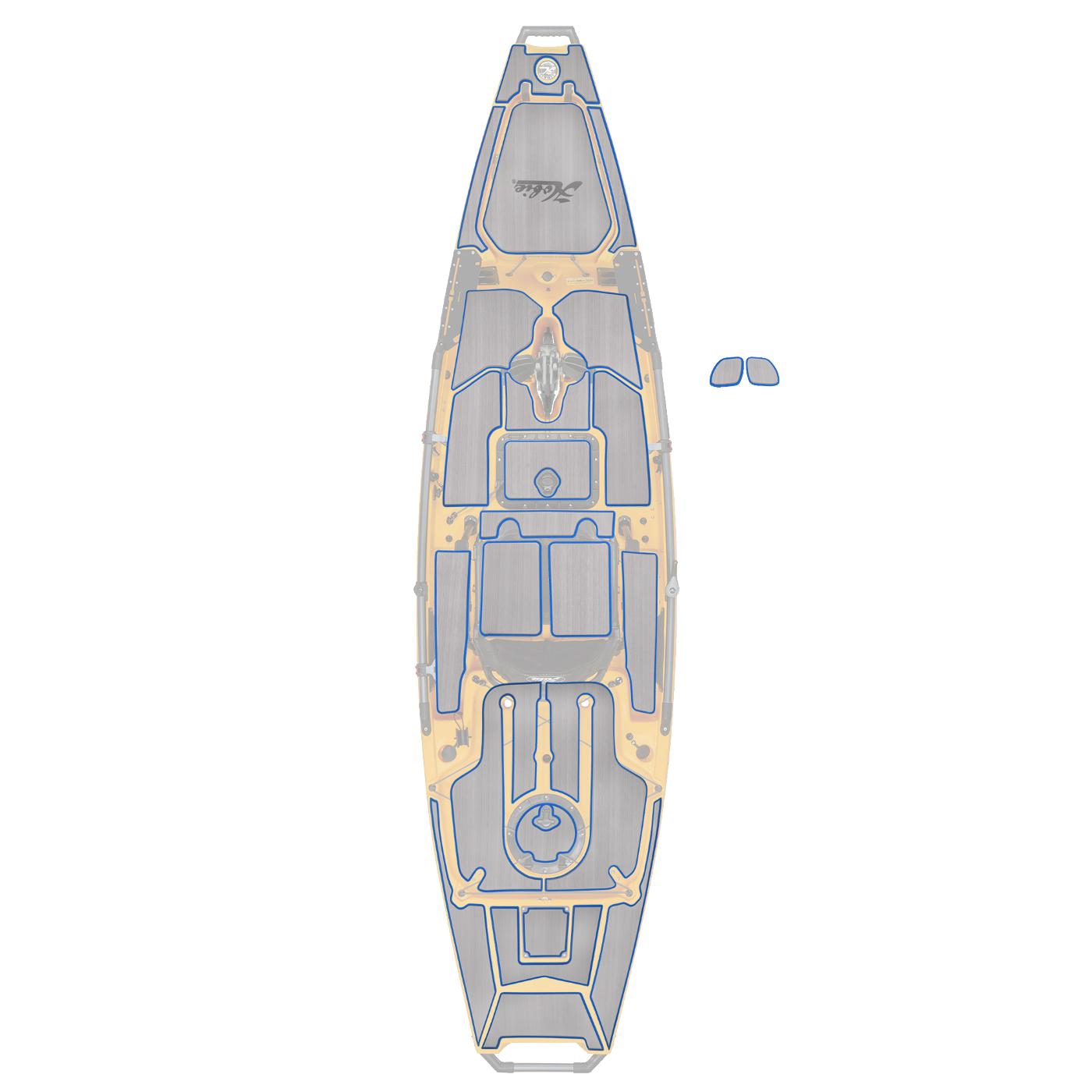 Deck Pad Mat Kits for Pro Angler 12 180, Complete sku: