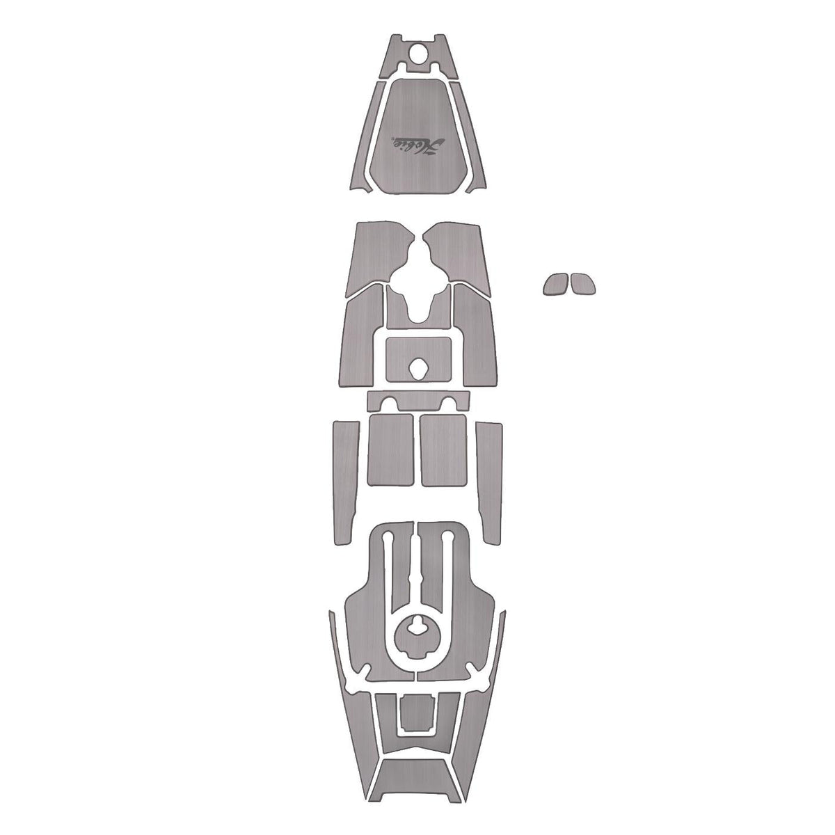 Hobie Kayak Mat Kit Pa12 Grey Charcoal No-hull | SKU: 72020253
