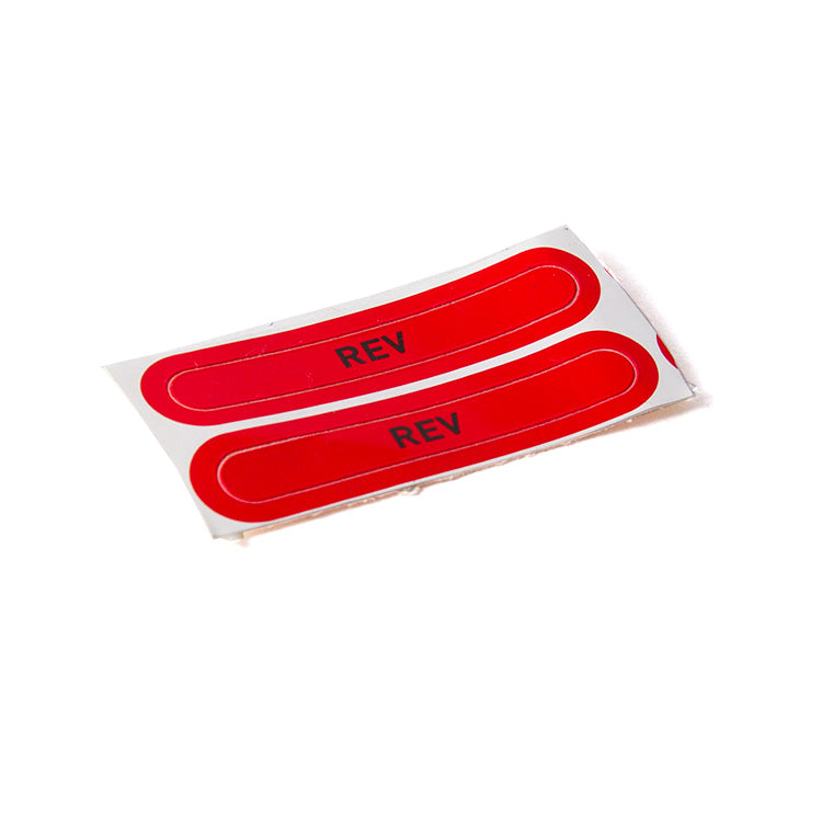 MirageDrive 180 Reverse Sticker, Red | SKU: 81000901 | Alternate SKU: 810009