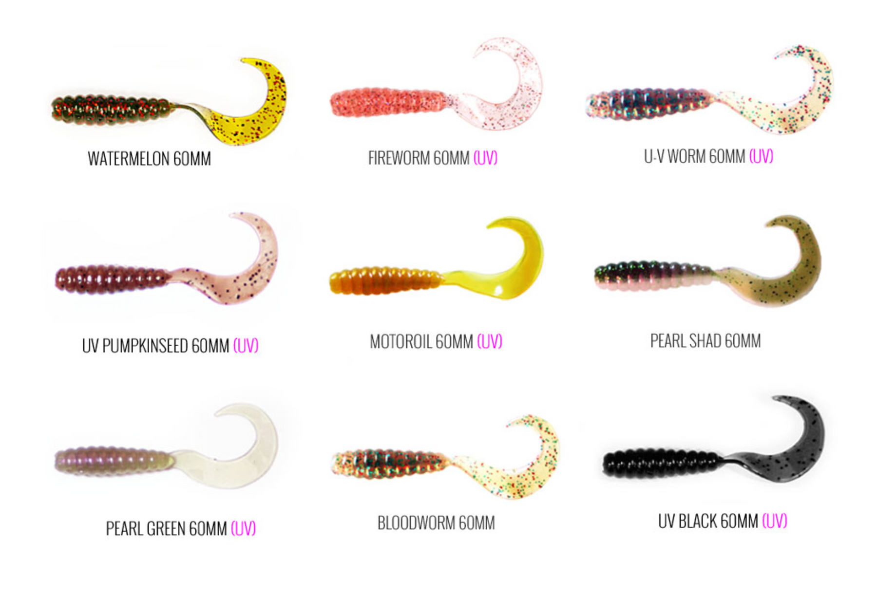 Pro Lure Grub Tail | SKU: SPGT06006