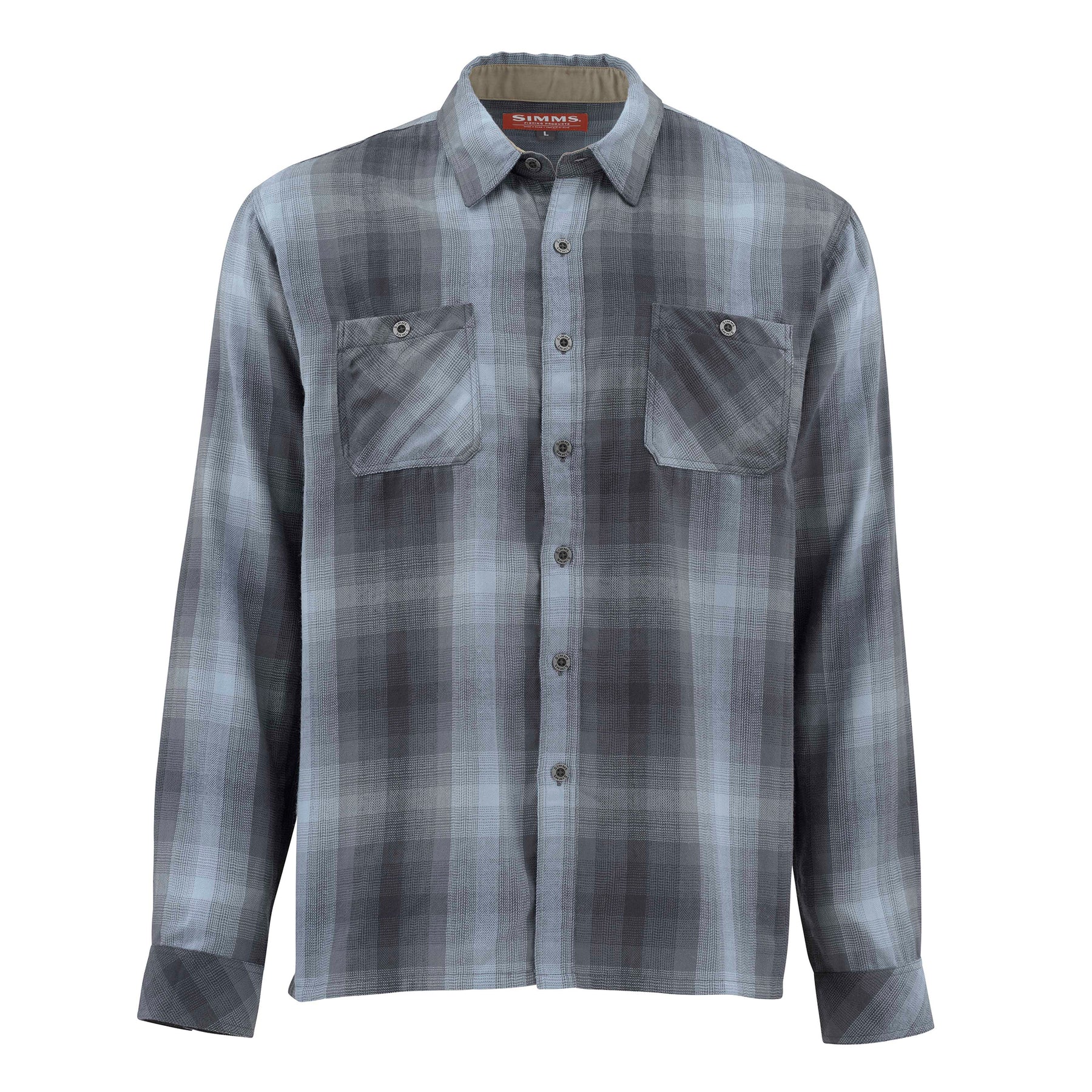 Simms Black's Ford LS Flannel Shirt | SKU: RTL-222-GP-S