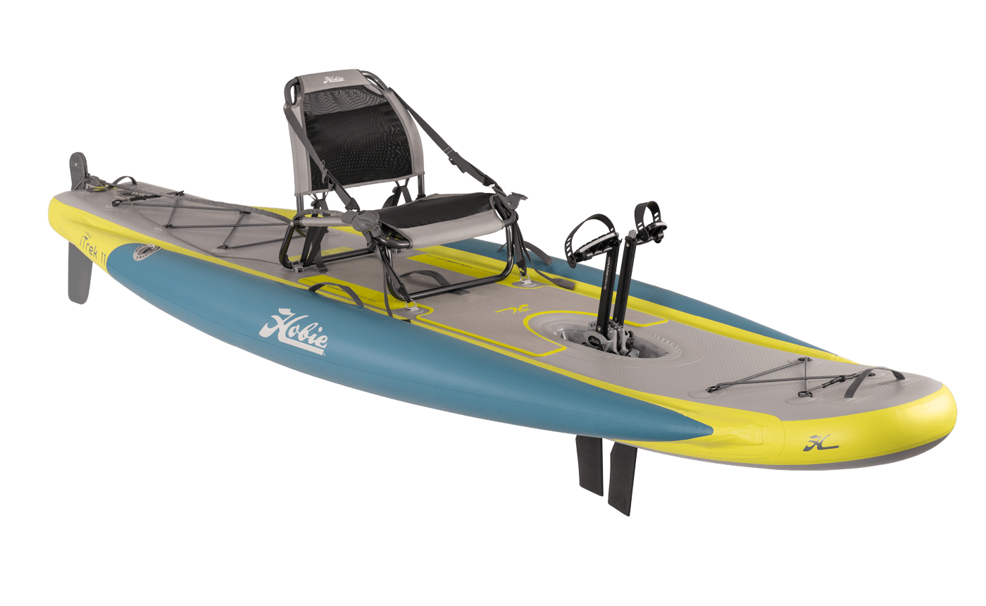 Hobie Mirage iTrek 11 Inflatable Kayak 3 Quarter View | SKU: 87810050-23