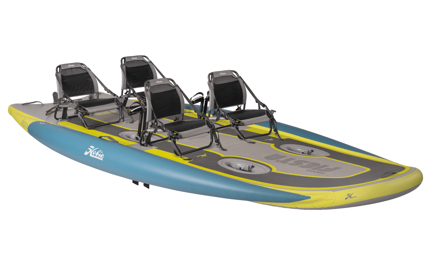 Hobie Mirage Fiesta Inflatable Kayak 3 Quarter View | SKU: 87810051-22