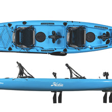 Hobie Kayak Compass Duo Studio Top and Side Glacier Blue | SKU: 81912220-24