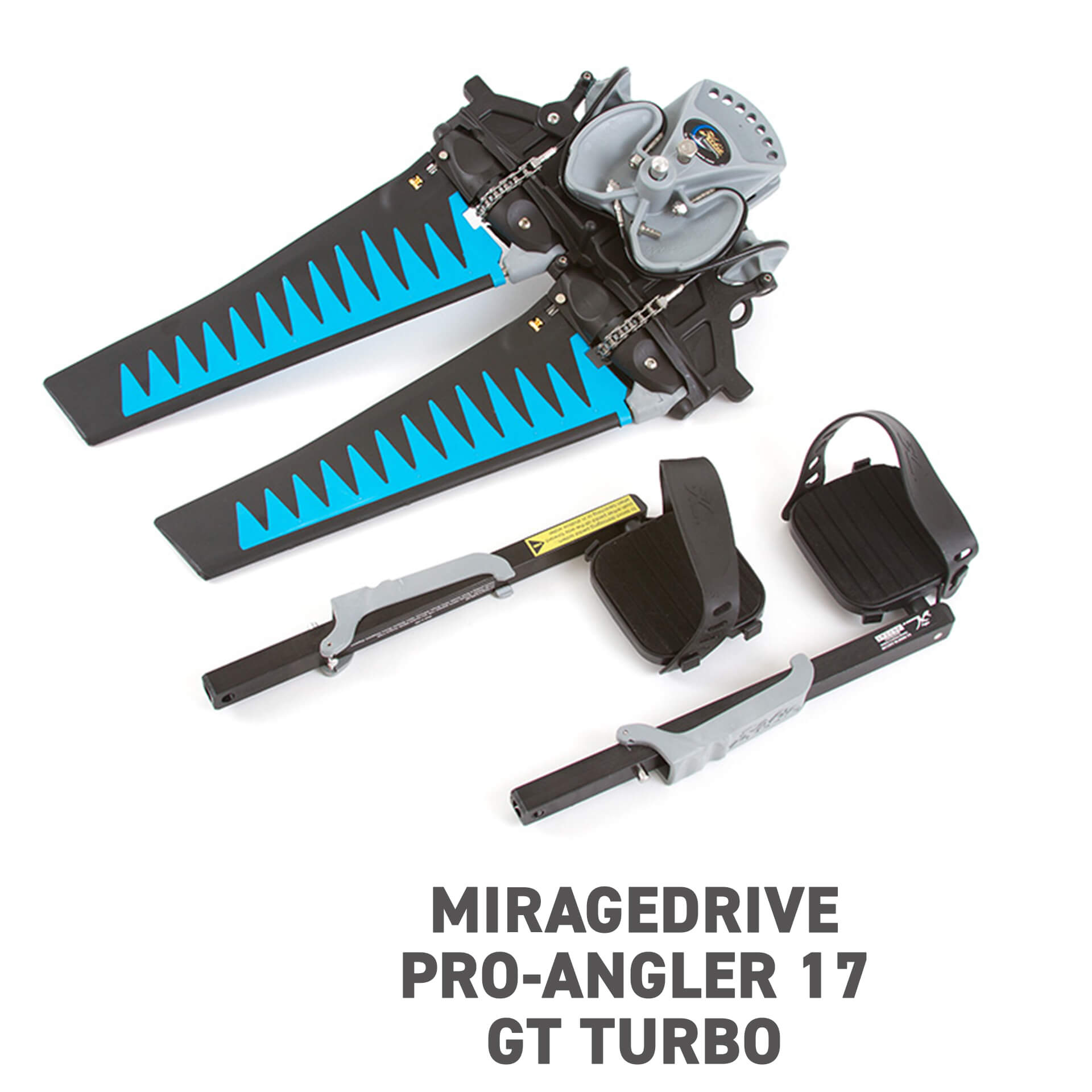MirageDrive Pro Angler 17 GT with Turbo Bluefins sku: