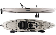 Hobie Passport 12R Kayak Ivory Dune Top and Side View 