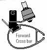 Hobie 16 Forward Crossbar with Mast Step sku: