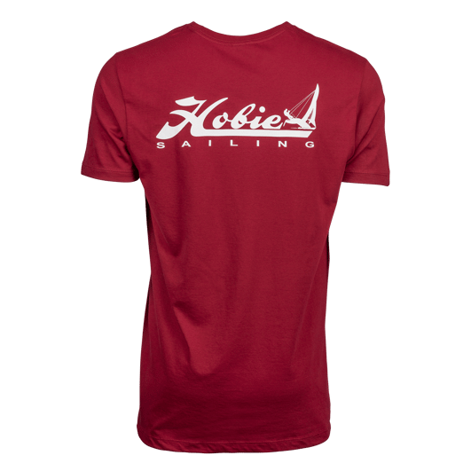 Hobie Sailing Tee, Short-Sleeve back Pomegranate | SKU: 66034