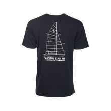 Load image into Gallery viewer, Anatomy of a Legend Tee, Short-Sleeve front, Heathered Navy
 sku:65575