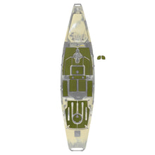 Load image into Gallery viewer, Hobie Kayak Pa 14 Deck Pad Kit Interior Green Espresso
 sku:72020244