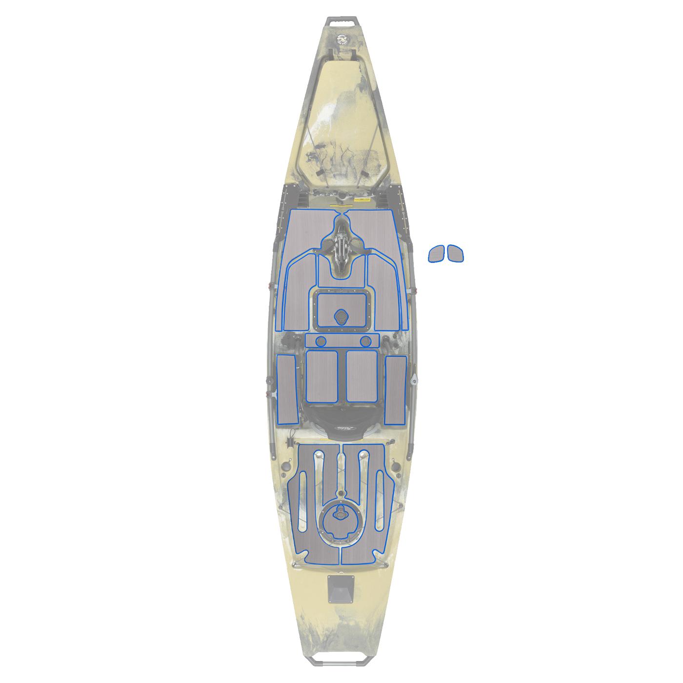 Hobie Kayak Pa 14 Deck Pad Kit Interior Titanium Blue sku: