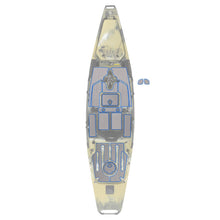 Load image into Gallery viewer, Hobie Kayak Pa 14 Deck Pad Kit Interior Titanium Blue
 sku:72020244