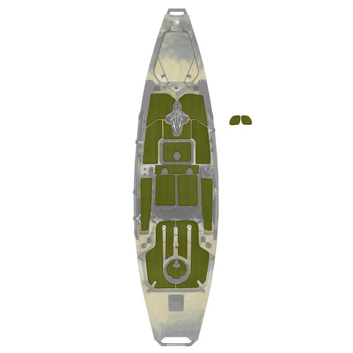 Hobie Kayak Mat Kit Pa12 Interior Green Espresso