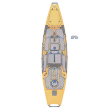 Load image into Gallery viewer, Hobie Kayak Mat Kit Pa12 Interior Titanium Blue
 sku:72020247