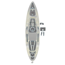 Load image into Gallery viewer, Hobie Kayak Mat Kit Outback Titanium_Blue With Camo Hull
 sku:72020256