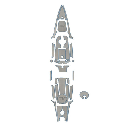 Hobie Kayak Mat Kit Outback 2019+ Full Titanium Blue No-hull