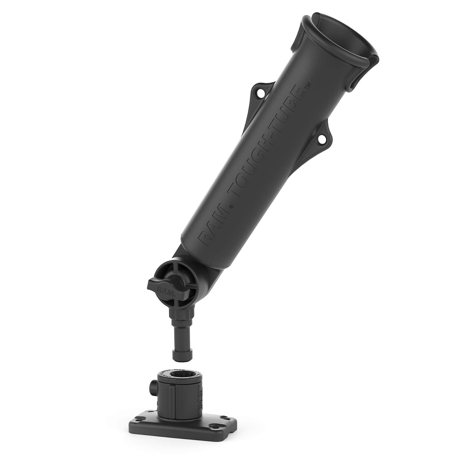 RAM Tough-Tube Rod Holder with 3-inch Ratchet Spline Post Arm sku: