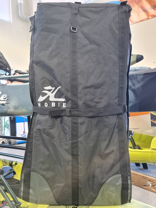 Rolling Canvas Travel Bag, Side View