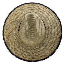 Load image into Gallery viewer, Wide Brim Lifeguard Hat with Chin Strap, Straw
 sku:HOBIE-HAT