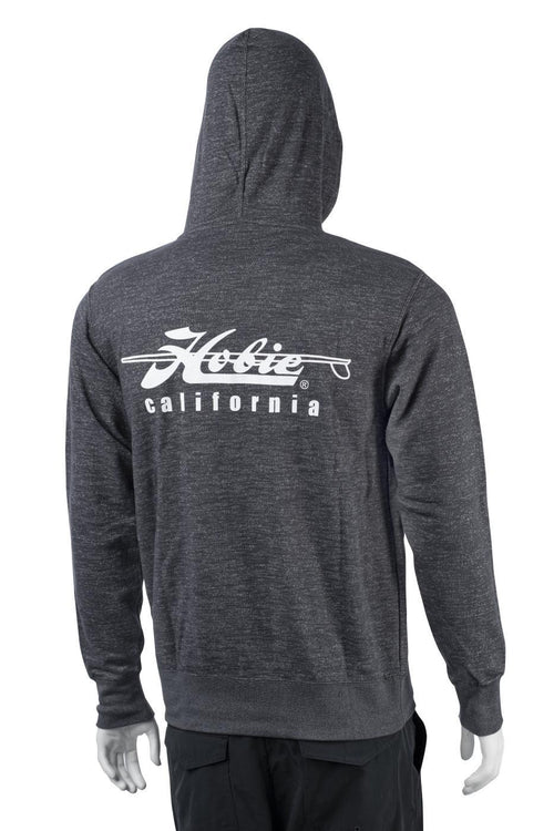 Hobie Baja Stripe Charcoal Pull Over Hoodie Back