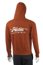 Load image into Gallery viewer, Hobie Burnt Orange Zip Hoodie California Logo Back
 sku:65141